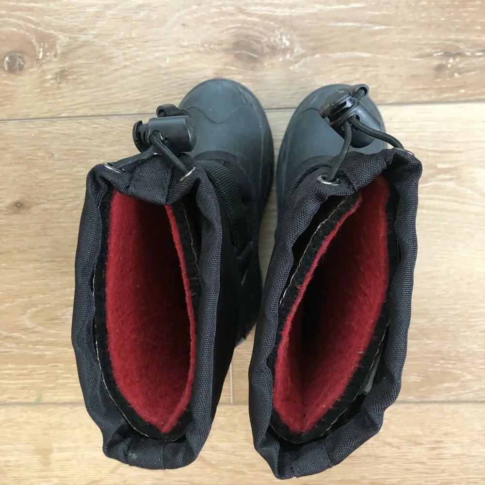 Kamik Black Waterproof Snow Boots 10